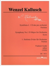 Symfónia č. 1 D dur pre orchester (Wenzel Kallusch)