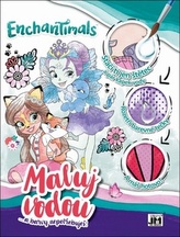 Enchantimals - Vodová omalovánka A4