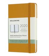 Moleskine: Plánovací zápisník 2020 tvrdý žlutý S