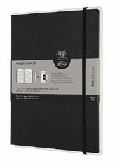 Moleskine: Smart plánovací zápisník 2020 paper tablet PRO XL WV black