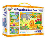 Džungle - 4 puzzle v krabici