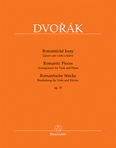 Romantické kusy op. 75 - úprava pro violu a klavír