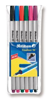 Pelikan - Fineliner 96, 6 barev