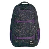 be.bag - Studentský batoh be.explorer, květinky