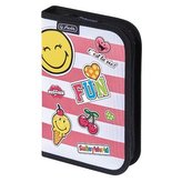 Herlitz - Prázdný penál, 1 chlopeň, SmileyWorld Girly