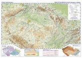 Česká republika – fyzická mapa