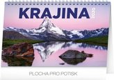 Stolní kalendář Krajina CZ/SK 2020, 23,1 × 14,5 cm