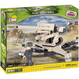 Stavebnice COBI 2367 II World War Dělo  Flak 8,8 cm/100 kostek+1 figurka