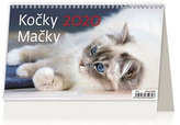 Kalendář stolní 2020 - Kočky/Mačky