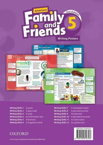 Family and Friends 5 American Second Edition Writing Posters Family and Friends 5 American Second Edition Writing Posters