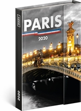 Týdenní magnetický diář Paříž 2020