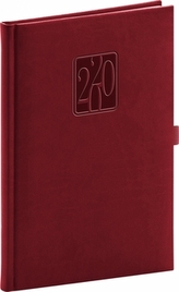 Týdenní diář Vivella Classic 2020 vínový