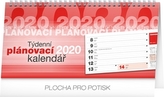 Stolní kalendář Plánovací řádkový 2020