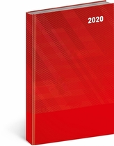 Denní diář Cambio Classic 2020 červený
