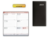 Diář 2020 T806 PVC Black 90x170 mm