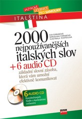 2000 nejpužívanějších italských slov + 6 CD