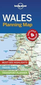  Lonely Planet Wales Planning Map