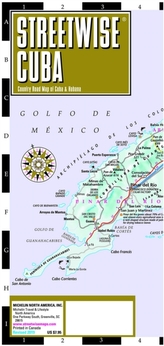  Streetwise Map Cuba - Laminated City Center Street Map of Cuba