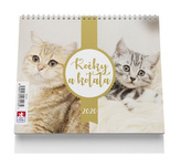 Kočky a koťata - stolní kalendář 2020