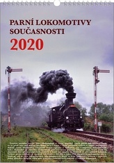 Parní lokomotivy současnosti - nástěnný kalendář 2020