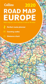  2020 Collins Map of Europe