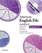 American English File Starter Student´s Book + Workbook Multipack A