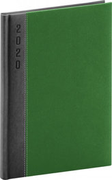 Diář 2020 - Dakar - denní, šedozelený 15 × 21 cm