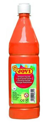 JOVI temperová barva 1000ml v lahvi oranžová