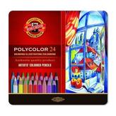 Koh-i-noor souprava uměleckých pastelek 24 ks Polycolor