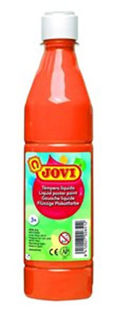 JOVI temperová barva 500ml v lahvi oranžová