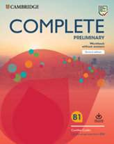 Complete Preliminary Second edition Workbook without answers with Audio Download