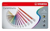 STABILO CarbOthello 36 ks Kovové Pouzdro