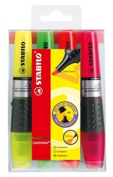 STABILO LUMINATOR 4 ks Pouzdro