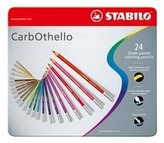 STABILO CarbOthello 24 ks Kovové Pouzdro
