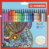 STABILO Pen 68 24 ks Kartónové Púzdro