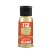DARWI TEX barva na textil - Metalická zlatá 50 ml