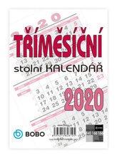 Tříměsíční kalendář - nástěnný kalendář 2020