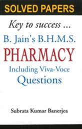  B Jain's BHMS Solved Papers on Pharmacy