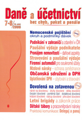 Daně a účetnictví bez chyb, pokut a penále 7-8/2006