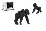 Zvířátka safari ZOO 8cm sada plast gorila 2 druhy v krabičce 16x11x9,5cm