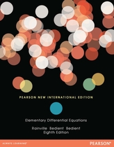  Elementary Differential Equations: Pearson New International Edition