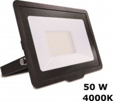 LED Venkovní reflektor L/06016 černý 50W 4250lm 4000K IP65 IK06