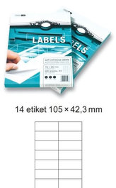 Etikety EUROLABELS - 14 etiket na A4 (100 ks), 140g