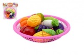Krájecí ovoce a zelenina v košíku plast 20cm v sáčku