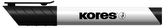 K-MARKER Popisovač na bílé tabule a flip charty, kulatý hrot 3 mm, černý