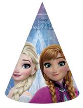 Papírový párty klobouček Frozen - Ledové království 6 ks