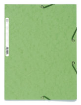 Spisové desky s gumičkou A4 prešpán 400 g/m2 - světle zelené