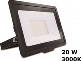 LED Venkovní reflektor L/06013 černý 20W 1700lm 3000K IP65 IK06