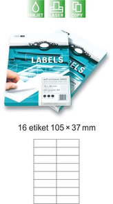 Etikety EUROLABELS - 16 etiket na A4 (100 ks), 140g