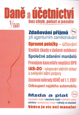 Daně účetnictví odvody 1/2007